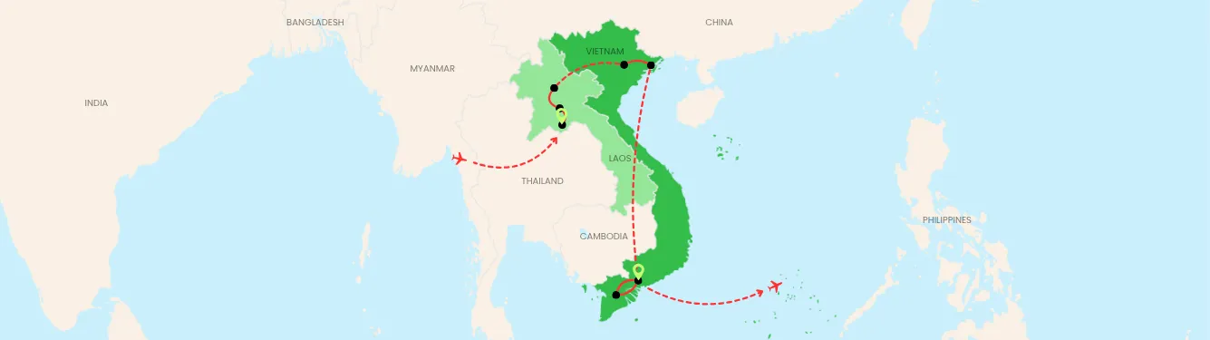 Classic Vietnam and Laos